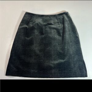 Vintage velvet pencil skirt